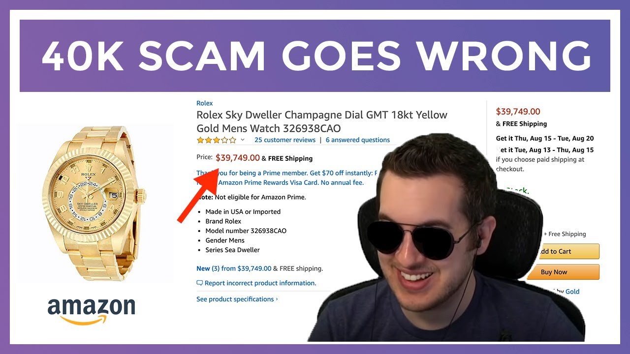 what happens if you get caught scamming amazon