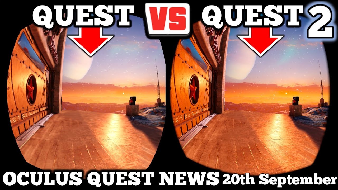Quest 1 vs Quest 2 graphics compared, new challenges update,